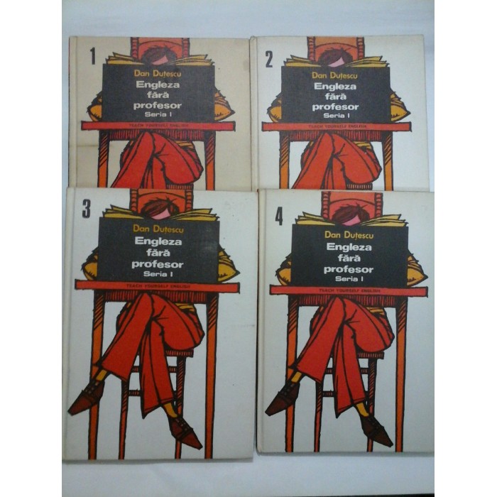ENGLEZA FARA PROFESOR - DAN DUTESCU (4 Volume)